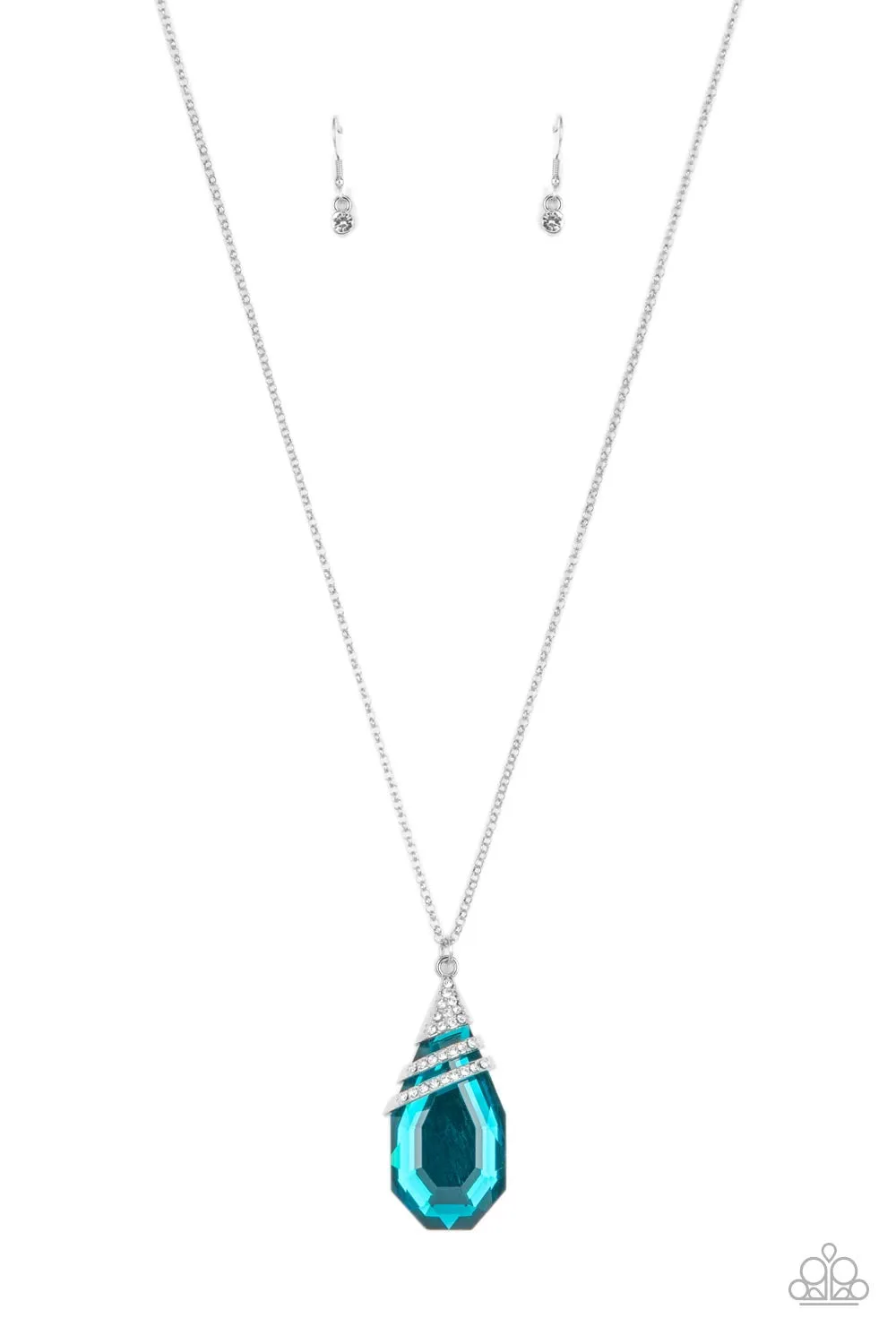 Paparazzi Demandingly Diva - Blue Necklace
