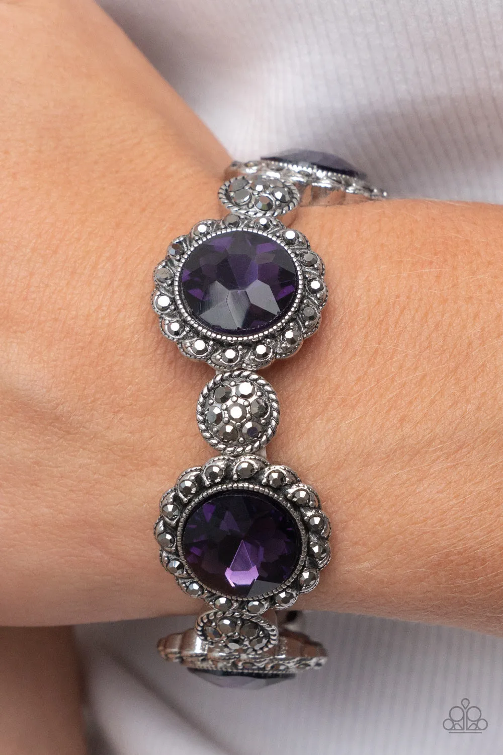Paparazzi Palace Property - Purple  Bracelet