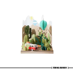 PaperNthought Hot Air Balloon Ride 3D Paper Puzzle
