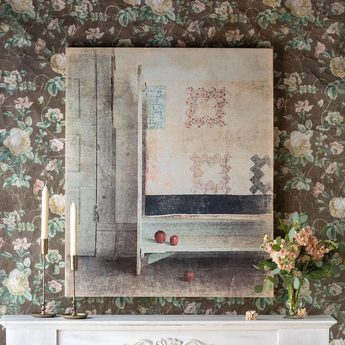 Patchwork Quilt Print on Canvas