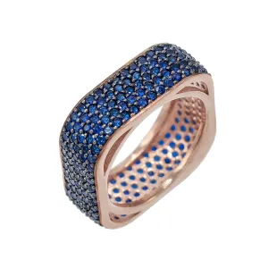 Pavé Square Ring