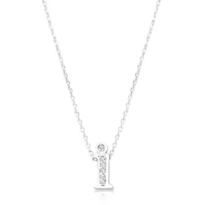 Pave Initial I Pendant