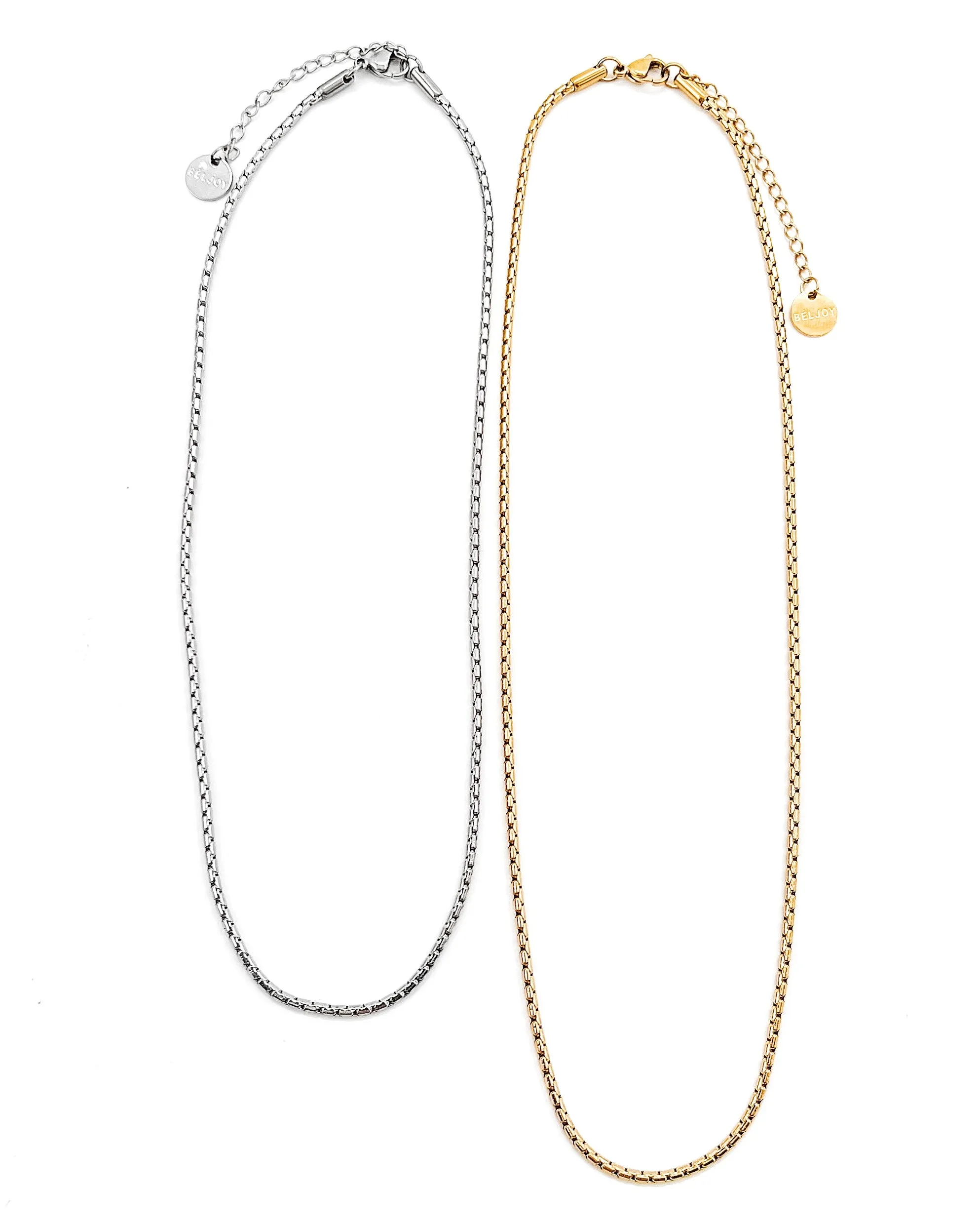 Pendalton Dainty Layering Necklace || Choose Length   Color