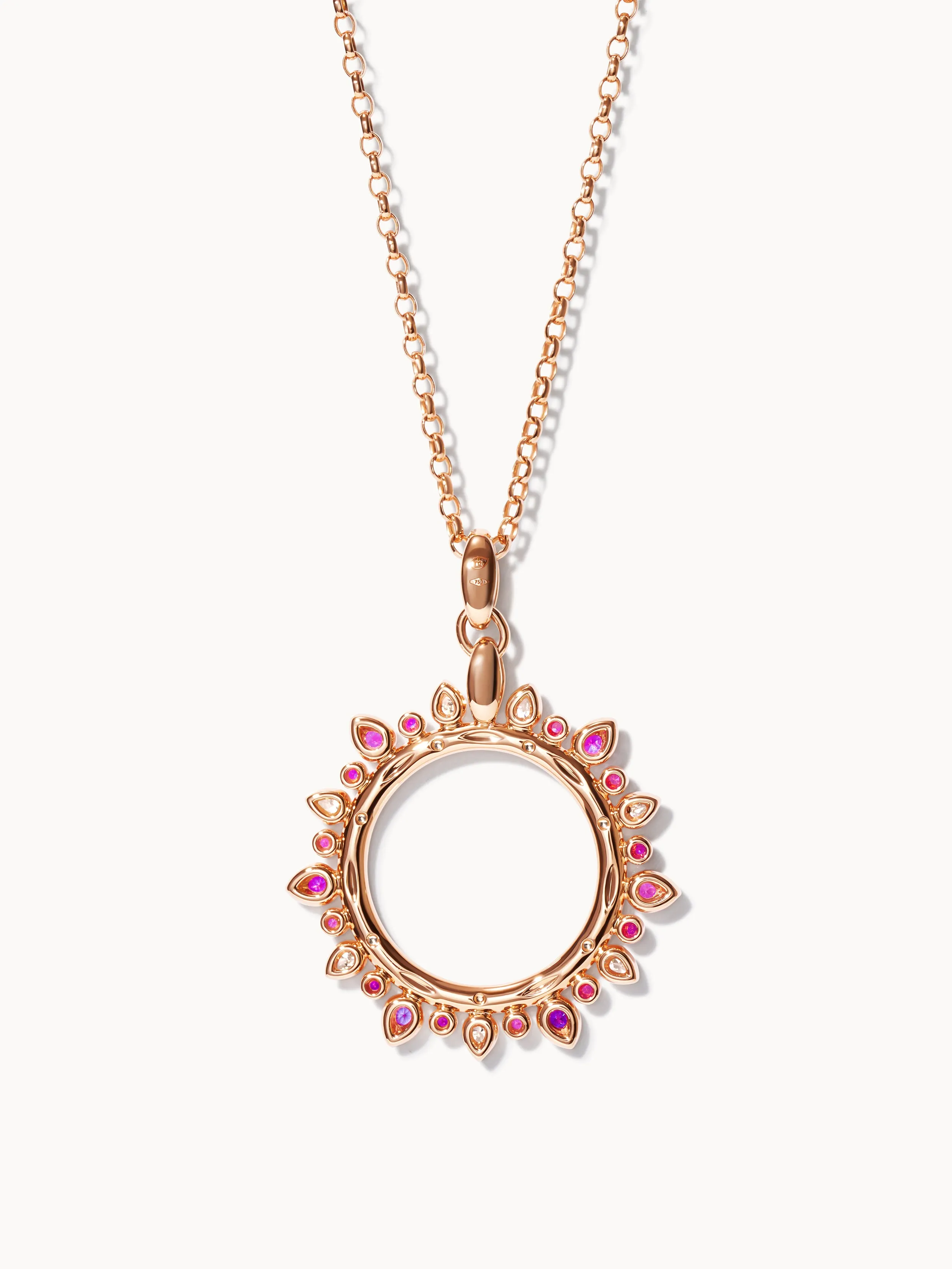Pendant GYPSY 'Blush' Sun large