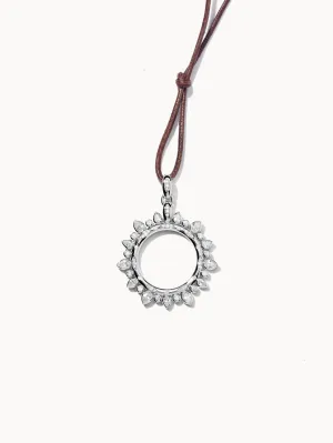 Pendant GYPSY 'Classic' Sun large with Diamonds
