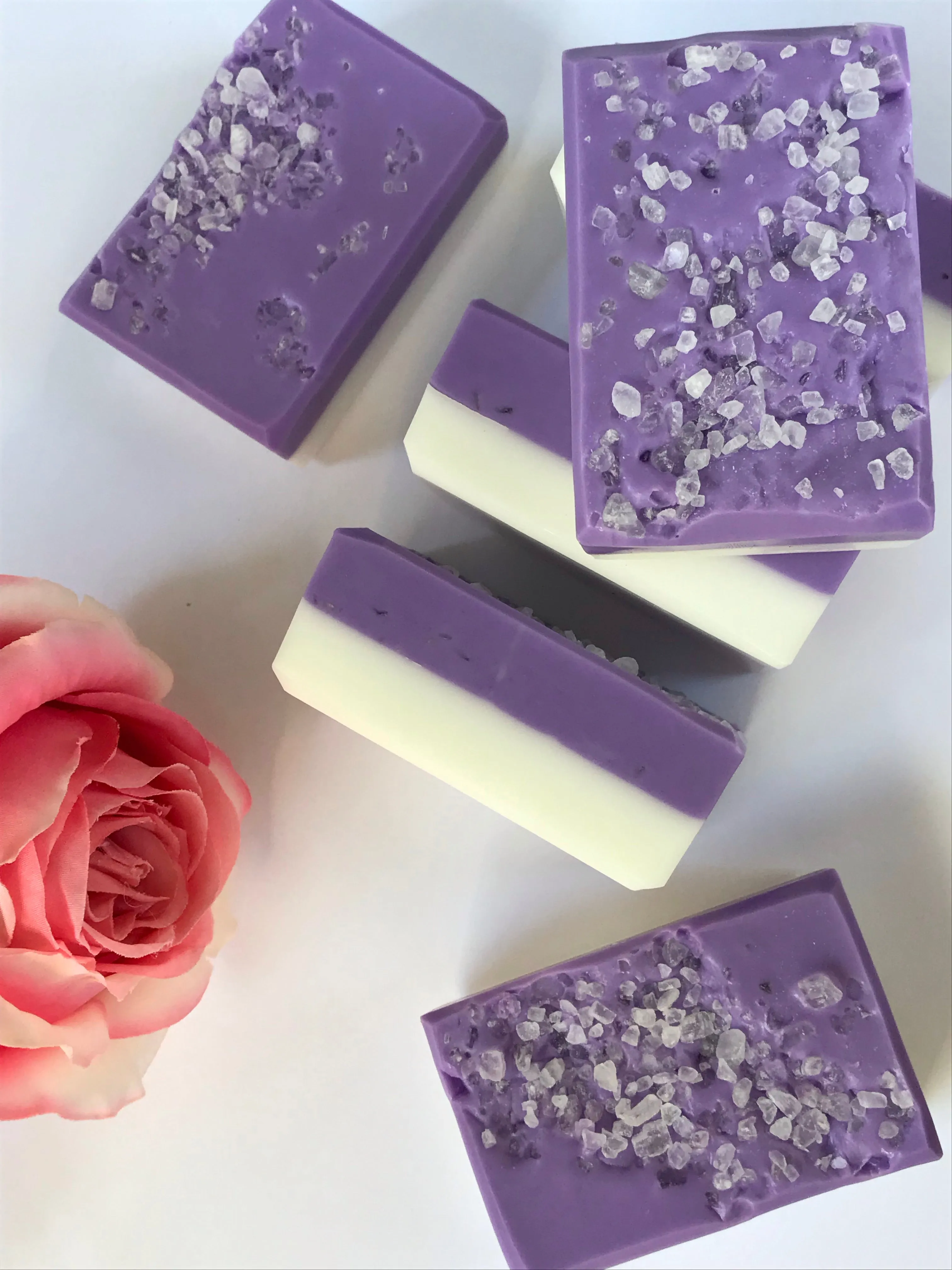 Peony Soap Salt Bar