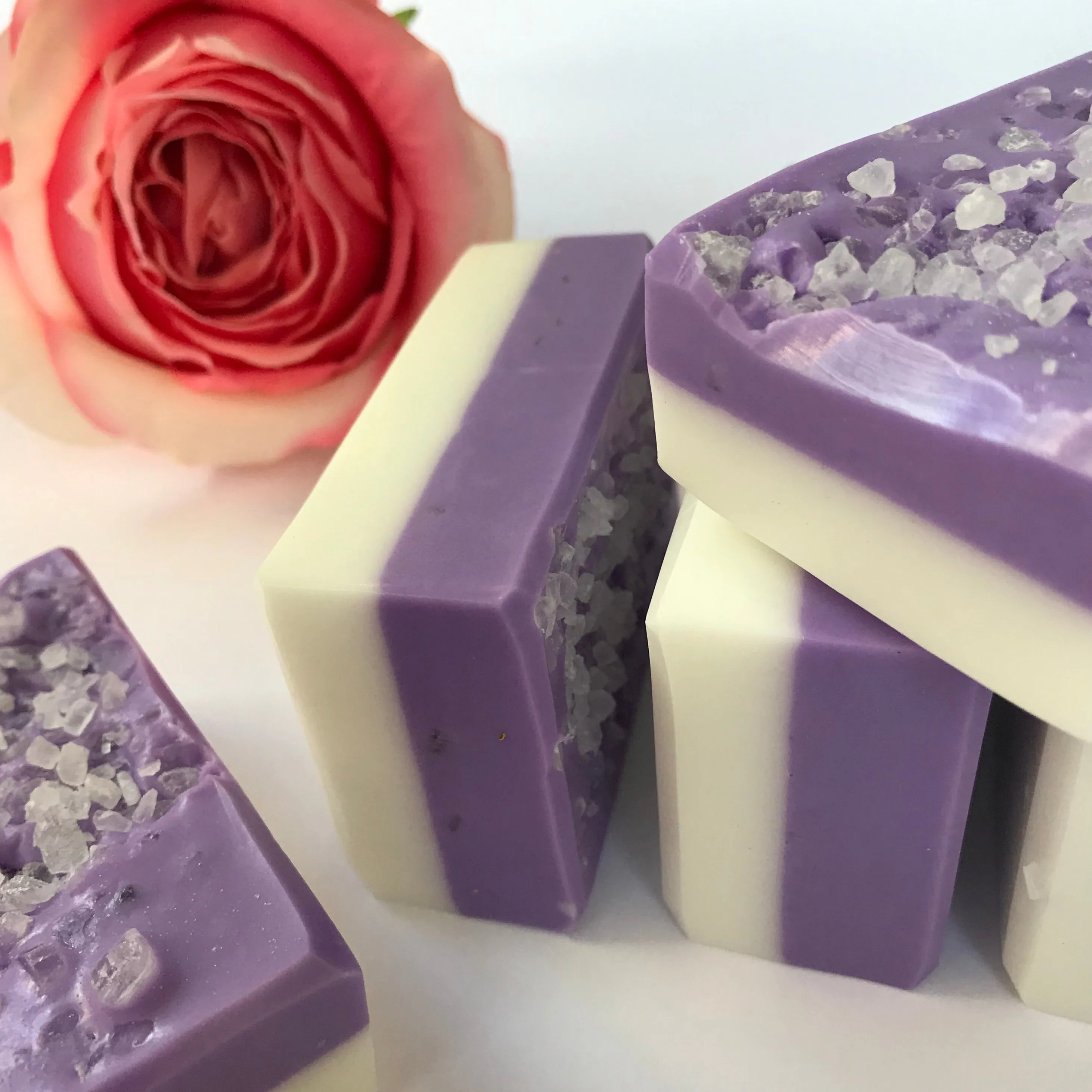 Peony Soap Salt Bar