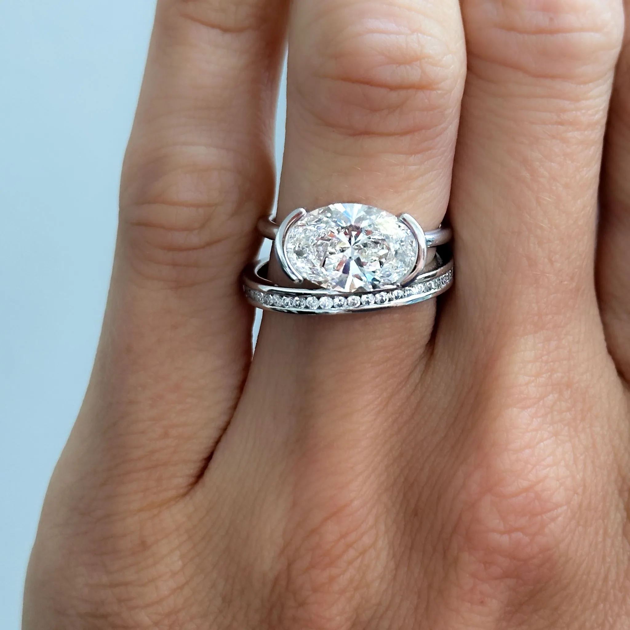 Petite Channel Set Wedding Band