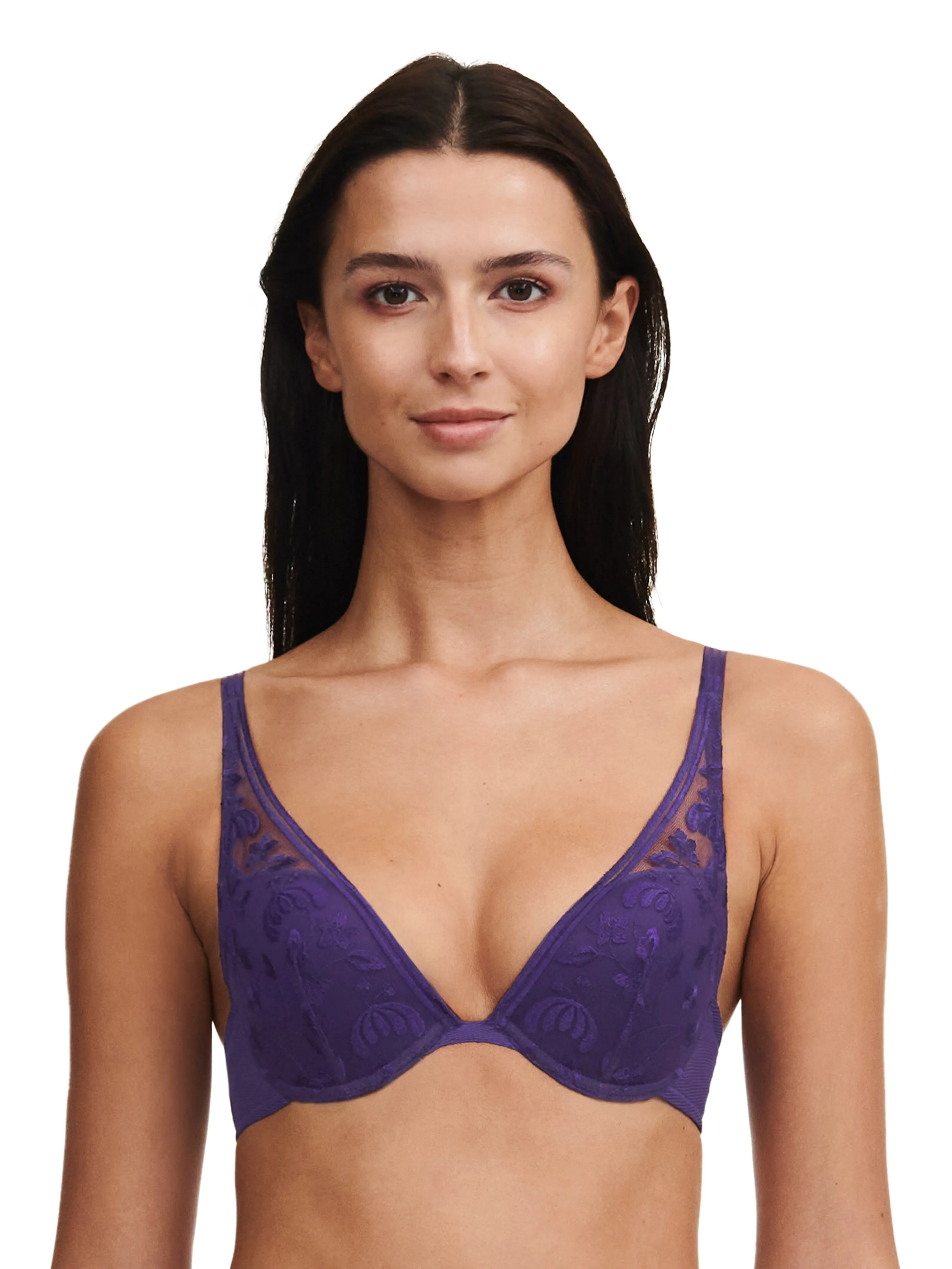 Philter Padded Push Up Bra In Club Purple - Chantelle Pulp