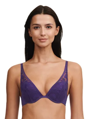 Philter Padded Push Up Bra In Club Purple - Chantelle Pulp