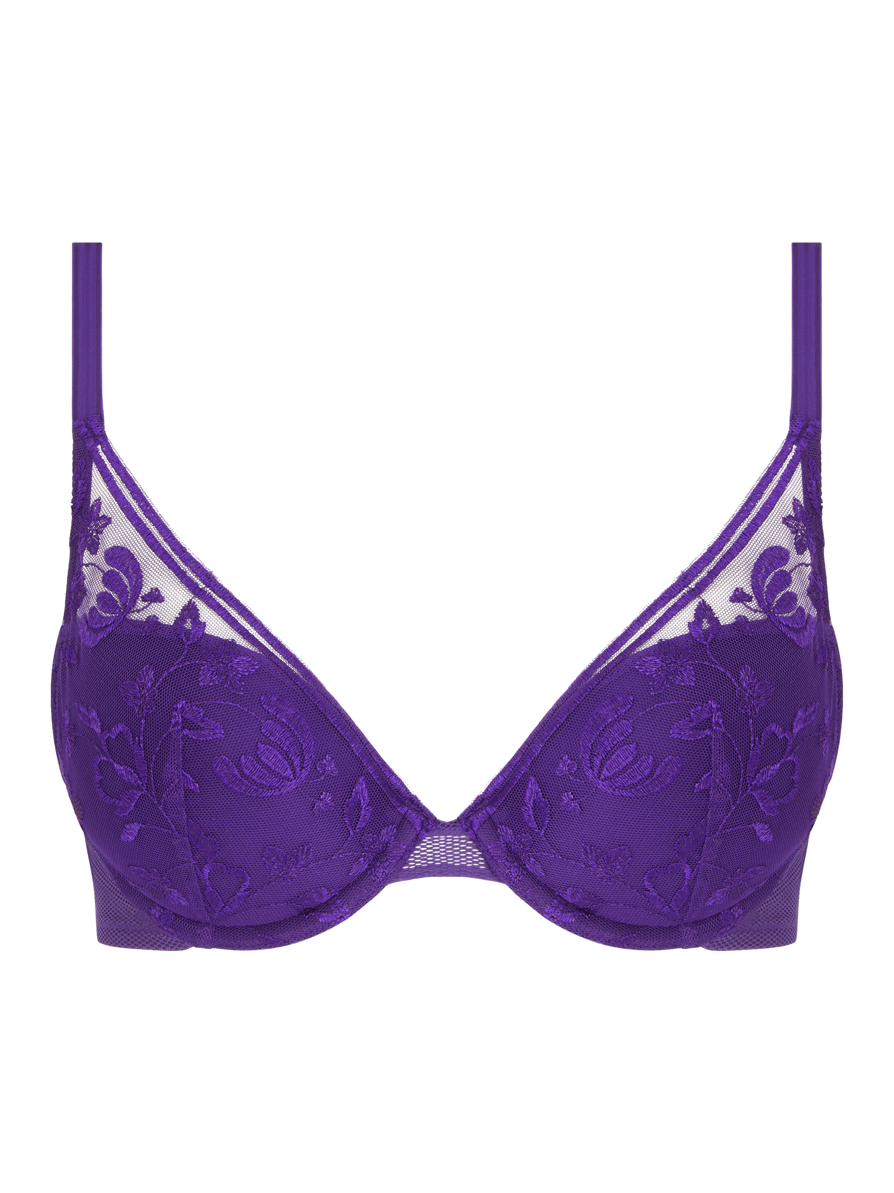 Philter Padded Push Up Bra In Club Purple - Chantelle Pulp