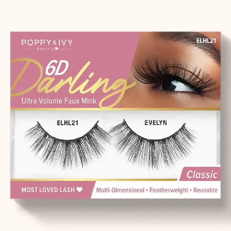Poppy & Ivy 6D Darling Lashes-ELHL21-EVELYN