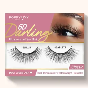 Poppy & Ivy 6D Darling Lashes-ELHL26-SCARLETT