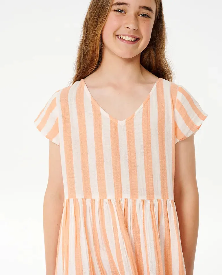Premuim Surf Stripe Dress - Mini Girl