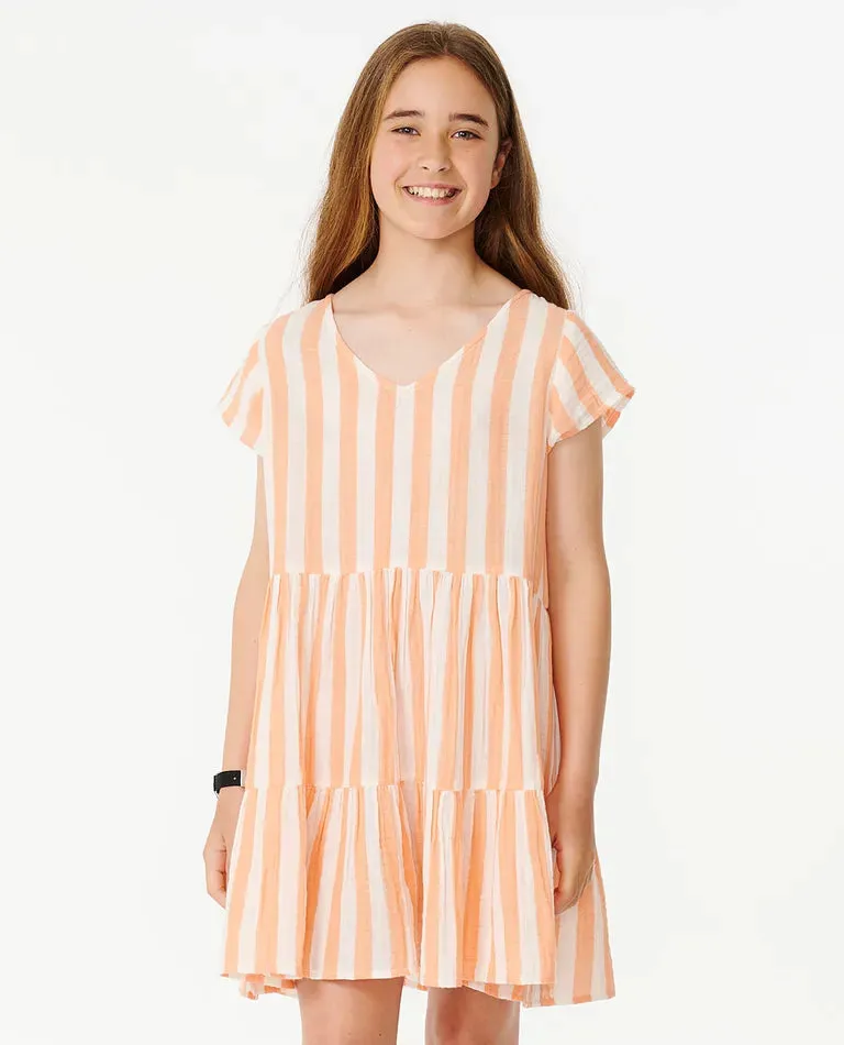 Premuim Surf Stripe Dress - Mini Girl