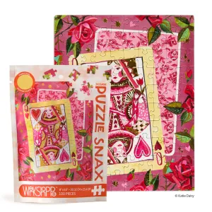 Queen of Hearts Puzzle Snax - 100 Piece Puzzle