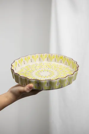Quiche Dish - Yellow