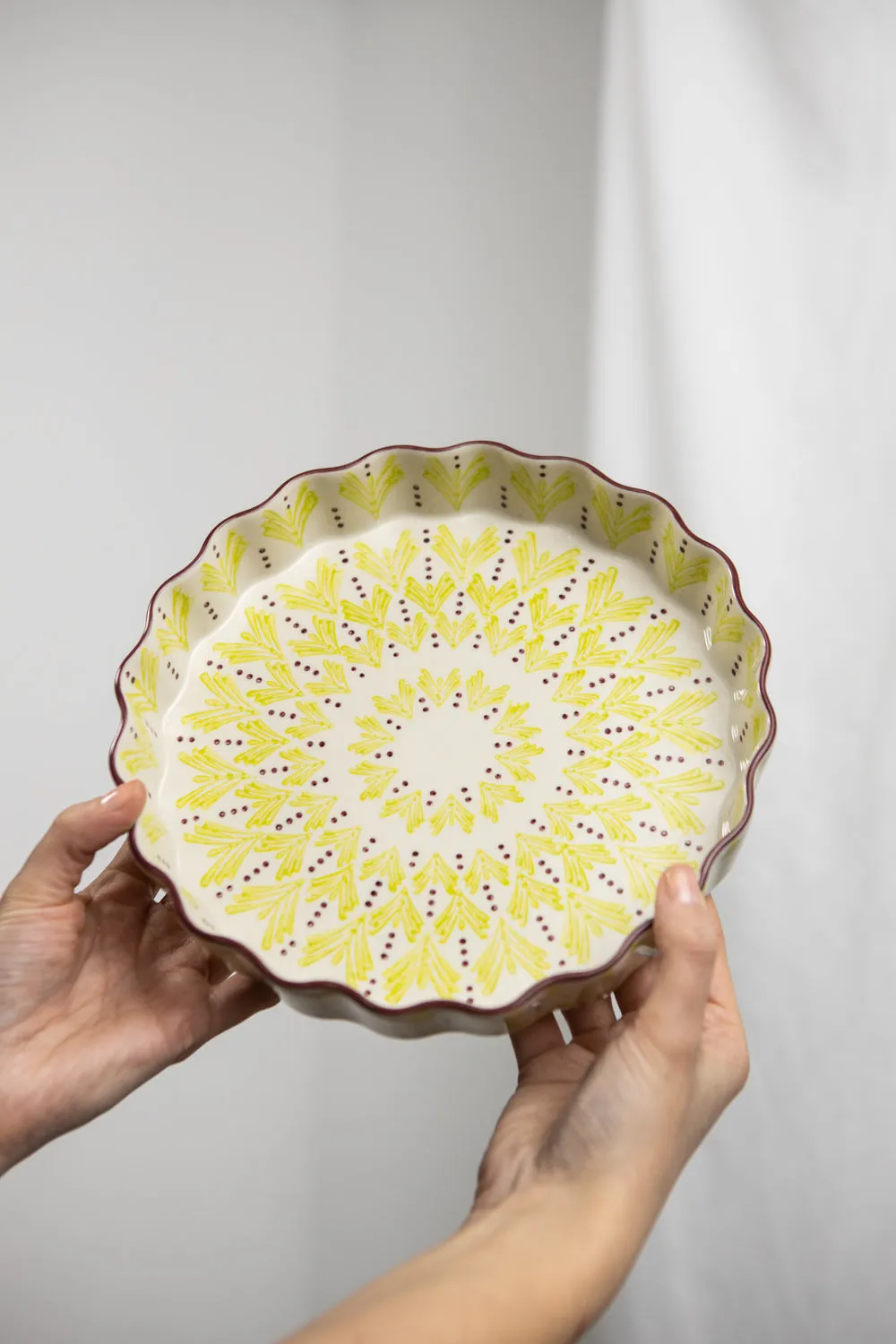 Quiche Dish - Yellow