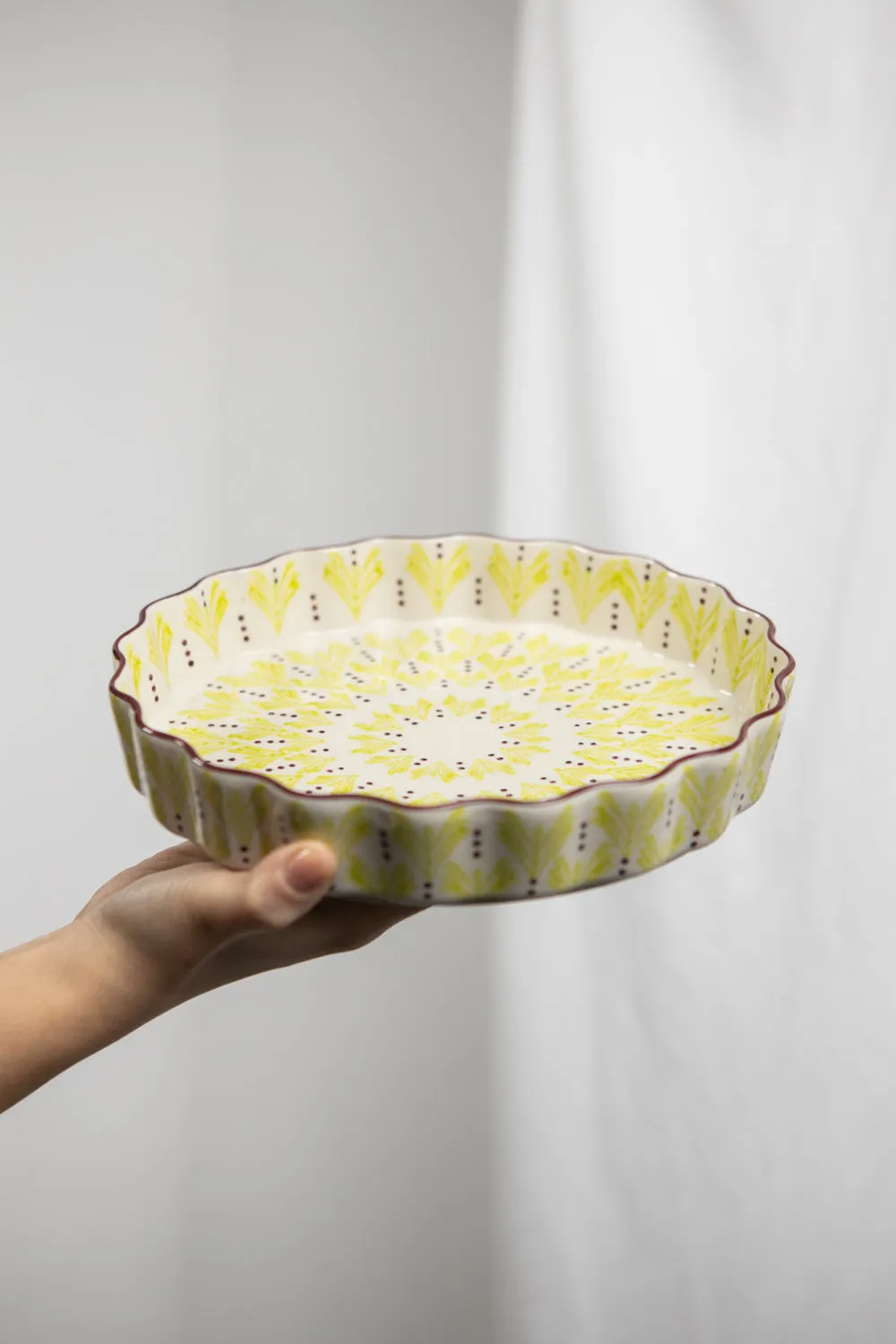 Quiche Dish - Yellow