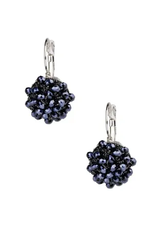 Raspberry Drop Earring