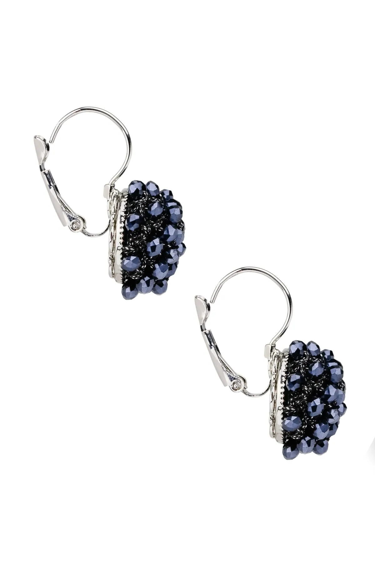 Raspberry Drop Earring