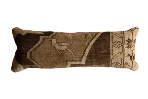Reclaimed Vintage Turkish Rug Fragment Lumbar Pillow