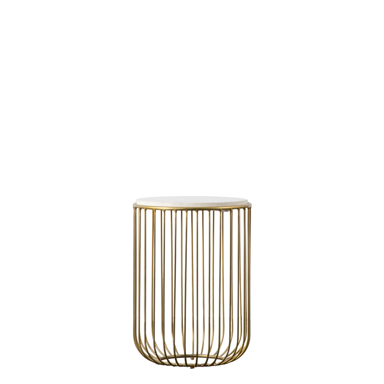 RONNY marble round side table