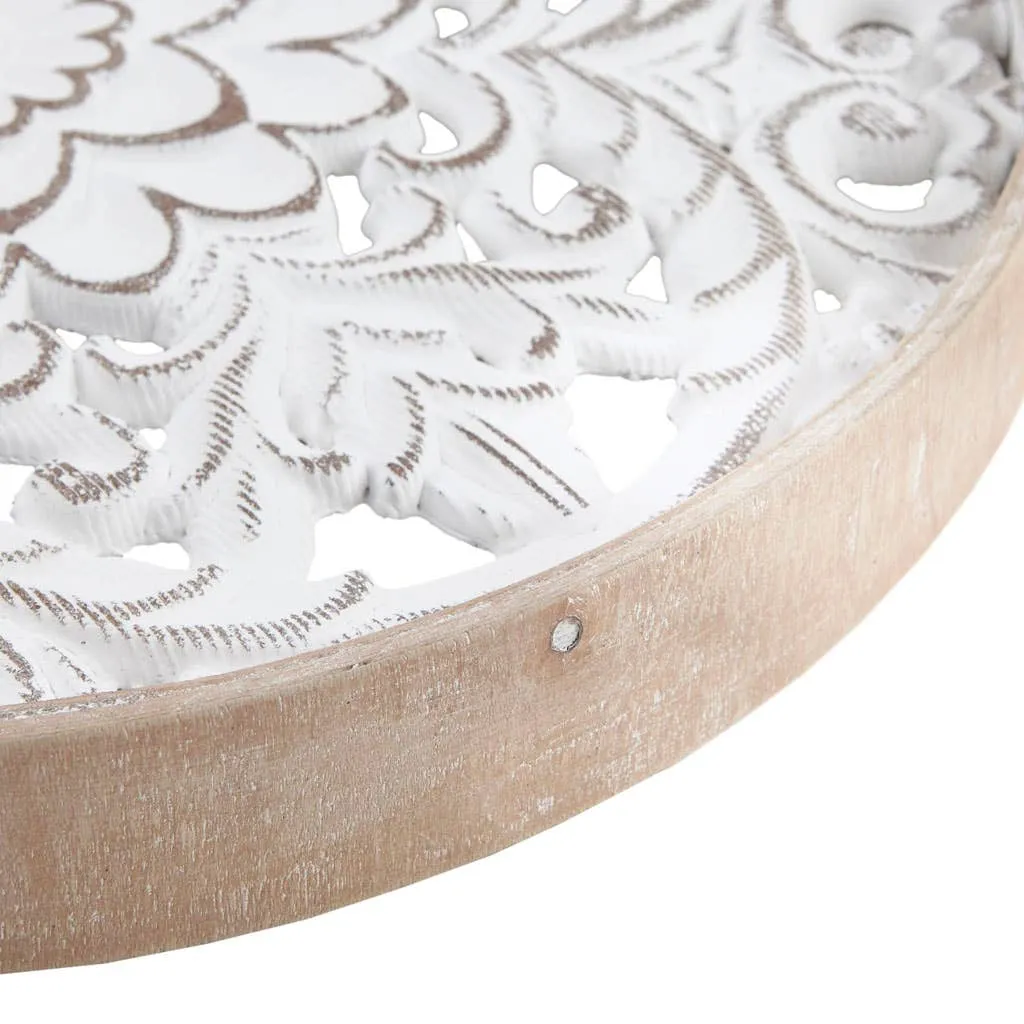 Round Wood Wall Decor Accents (Set of 3)