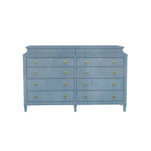 Rowayton Double Chest in Denim Blue Finish