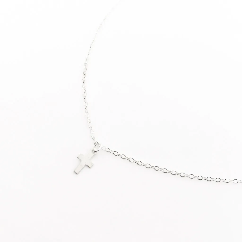 Serenity Dainty Cross Necklace