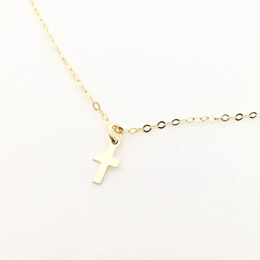 Serenity Dainty Cross Necklace