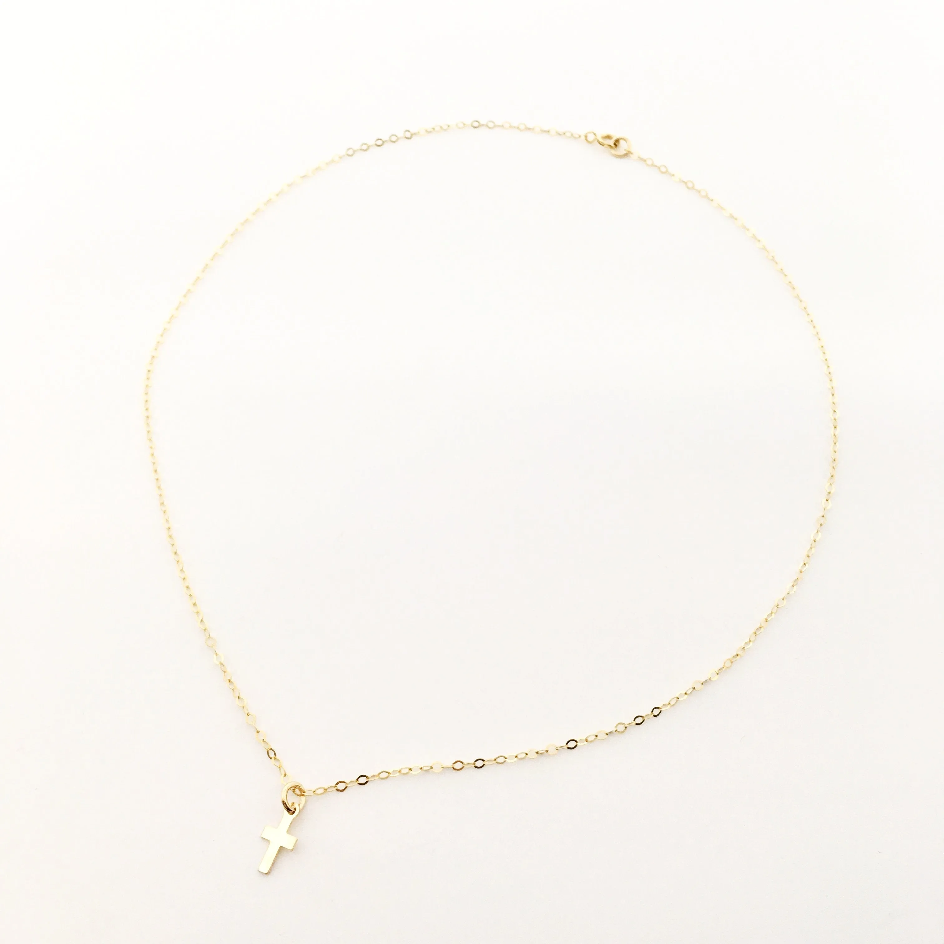 Serenity Dainty Cross Necklace