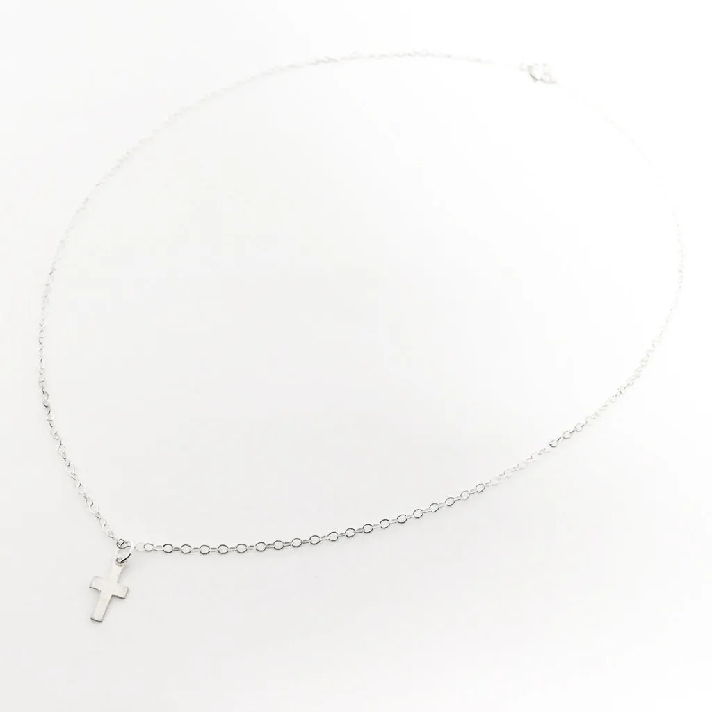Serenity Dainty Cross Necklace