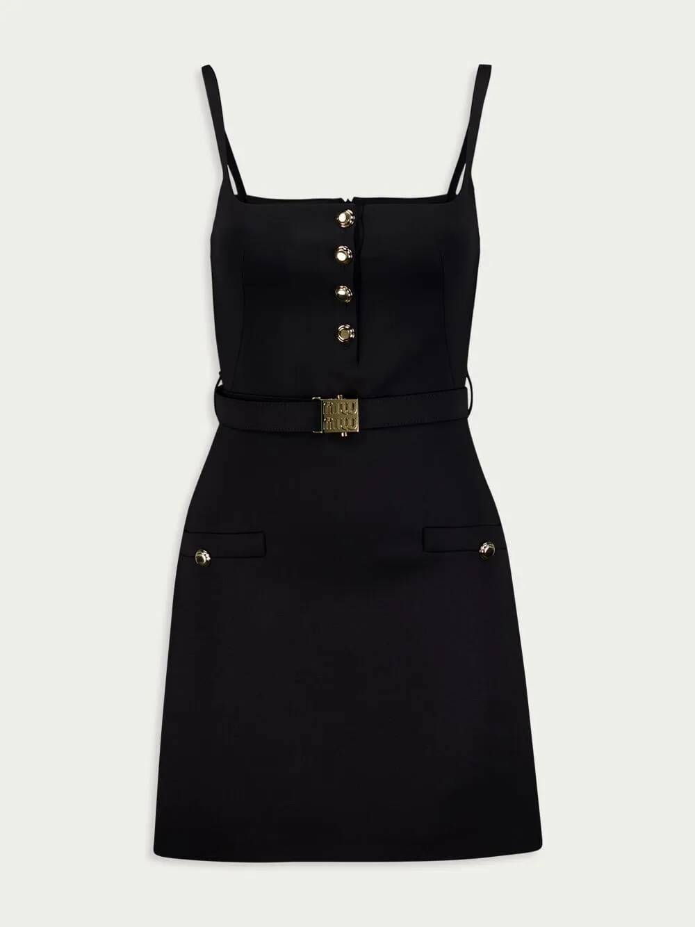 Short Dress In Stretch Bouclé