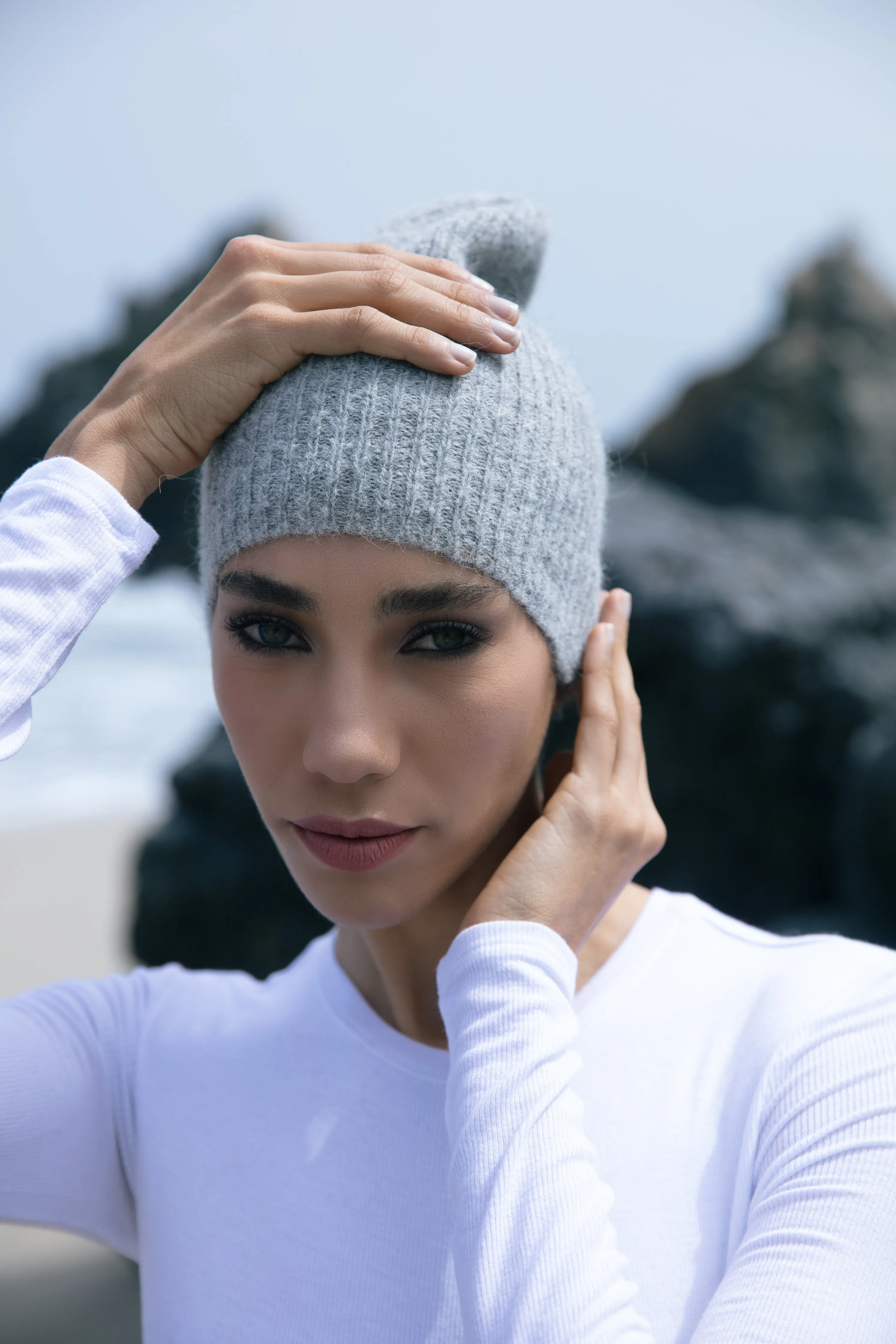 SILO ribbed alpaca beanie - Unisex