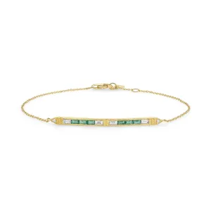 Silvia Emerald Diamond Bracelet