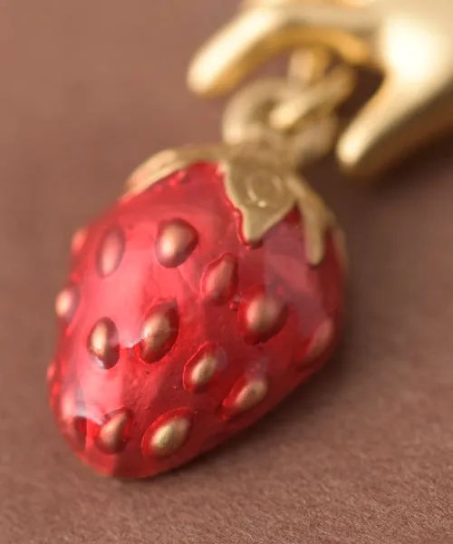 Sneak Strawberry Pearl Necklace【Japan Jewelry】