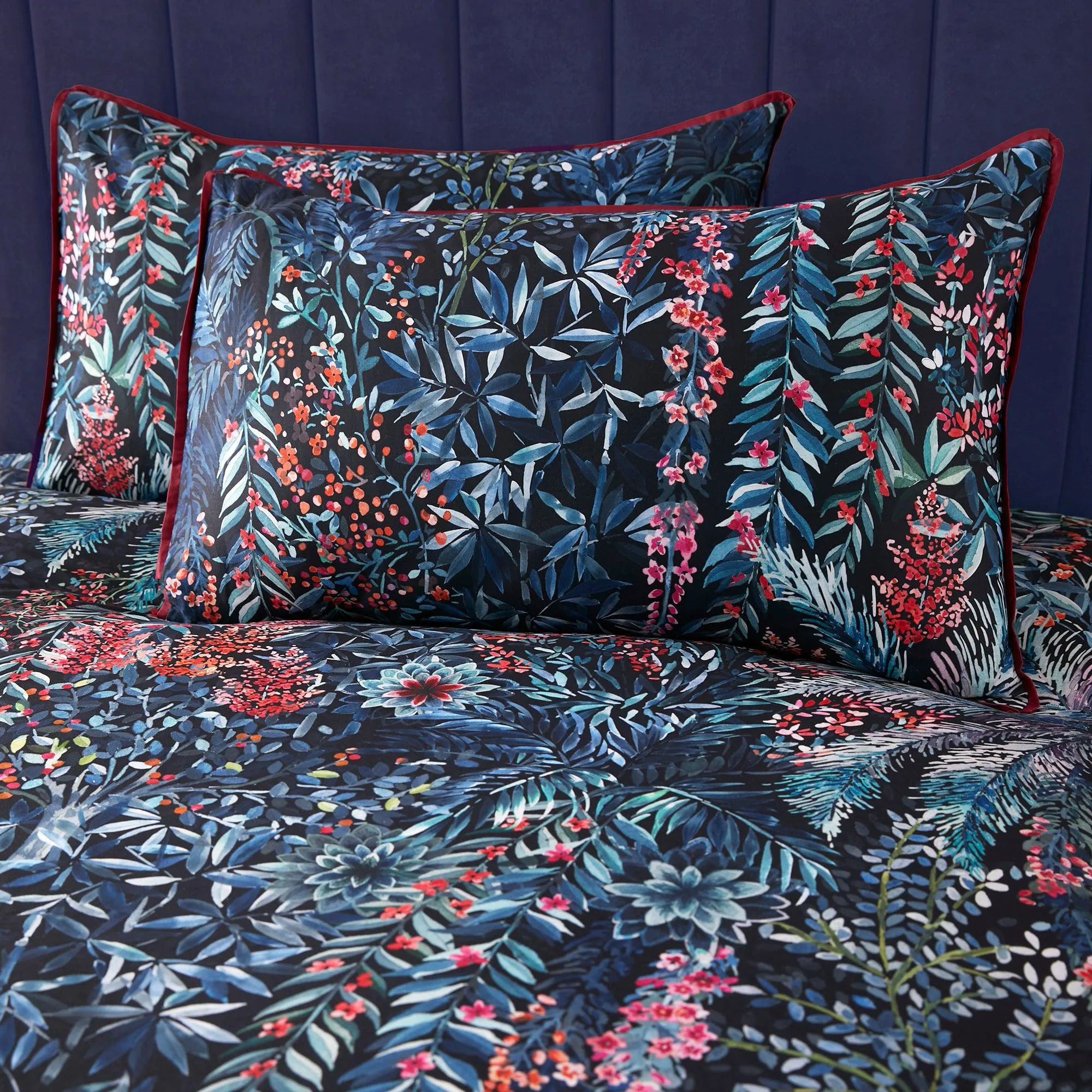Soiree Tessa Duvet Cover Set - Navy