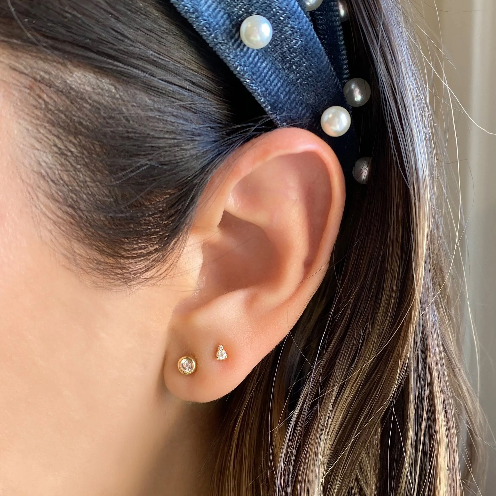 Sophia Ryan Single Petite Teardrop Stud