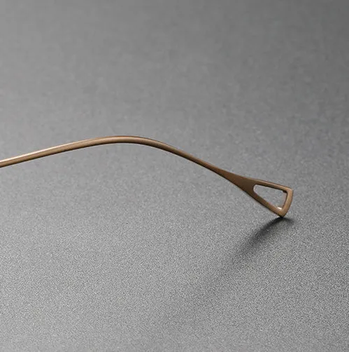 Sora Titanium Vintage Round Eyeglasses Frames SM8016