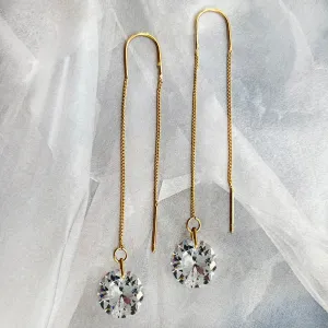 sparkling CZ threader