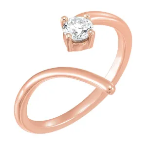 Spiral Diamond Ring