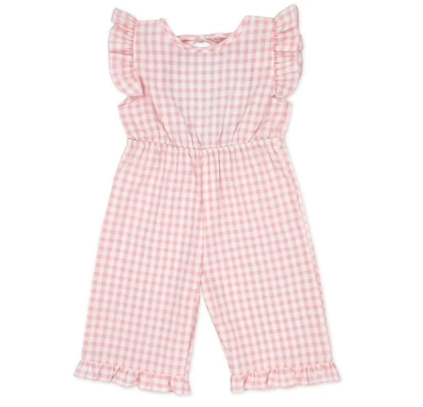 SS25 Rapife - Pink Gingham Dungaree