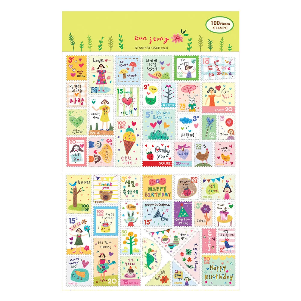 Stamp Sticker Ver.3 -  Eunjung
