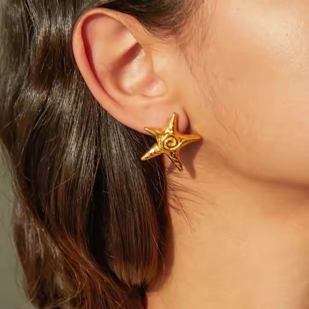 Starfish Stud Earrings