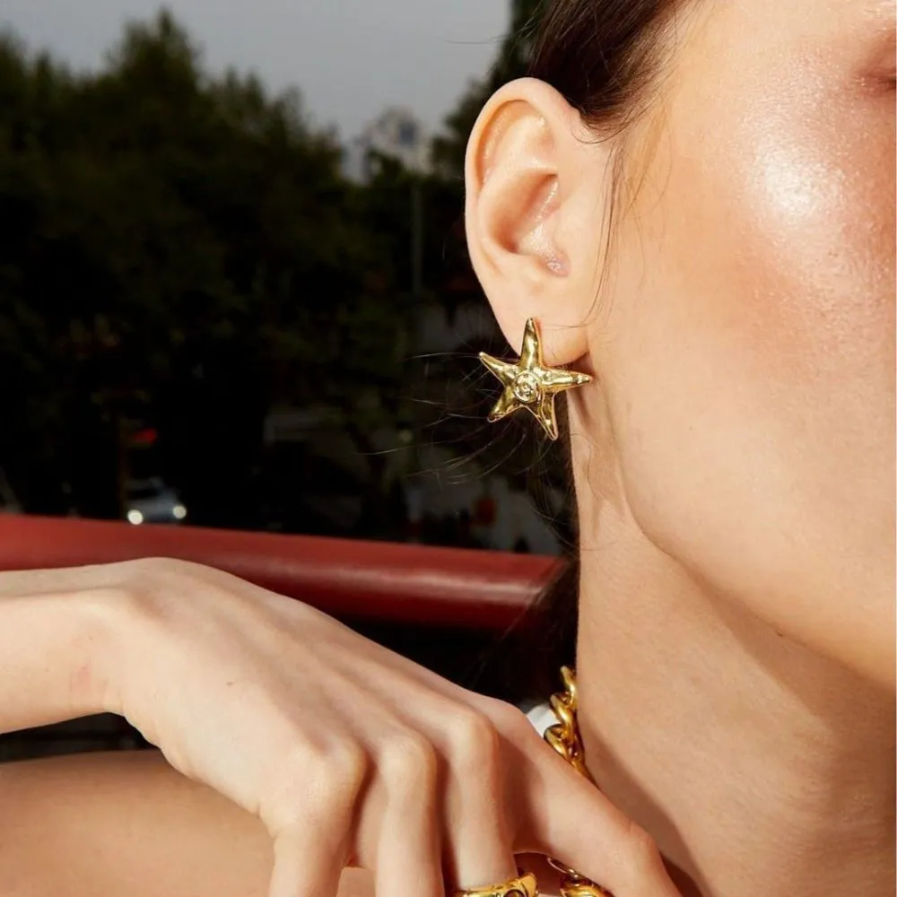 Starfish Stud Earrings