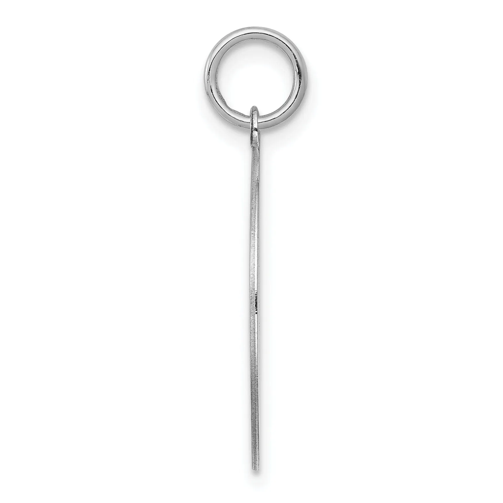 Sterling Silver Brocaded Initial G Charm