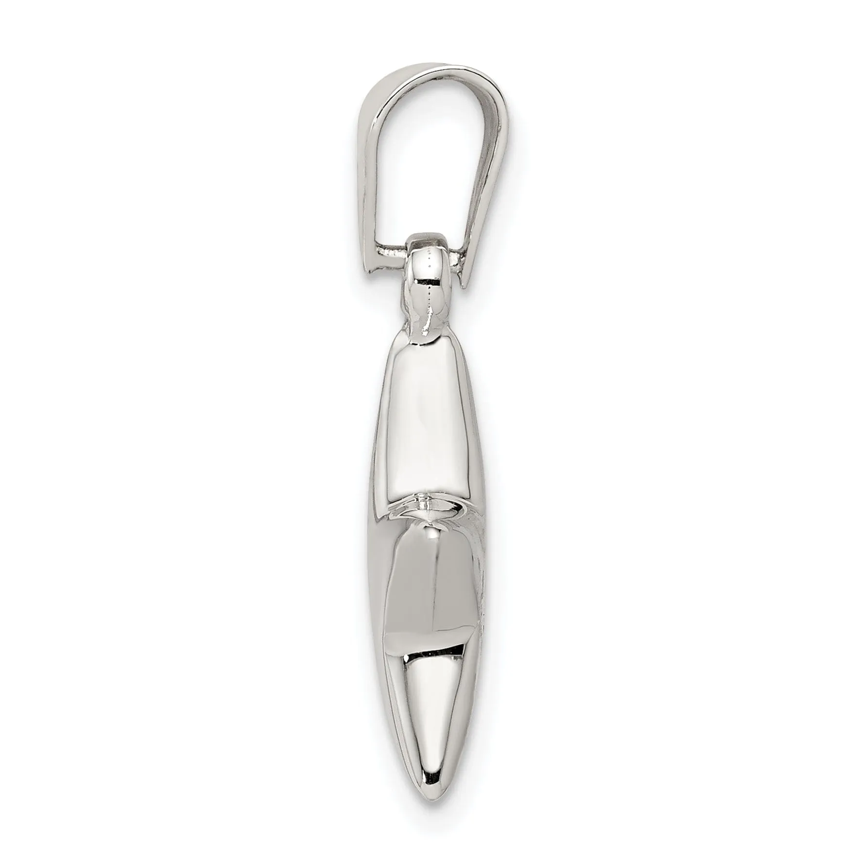 Sterling Silver Hollow 3-D Star Charm Pendant
