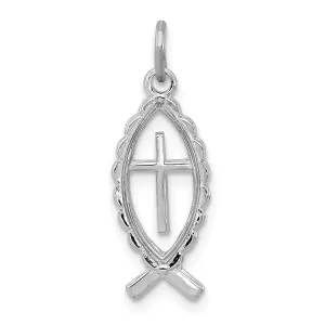 Sterling Silver Ichthus Fish Charm
