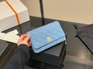 Stylish Blue Golden Ball Bag